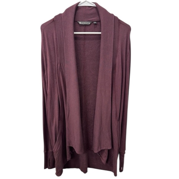 Athleta Sweaters - Athleta Women's Burgundy Cardigan XS